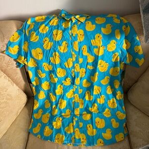 Tipsy Elves Rubber Ducky Hawaiian Shirt